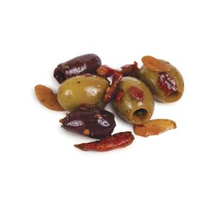 Divina Olive Mt Athos Pitted W/Chiles Kit