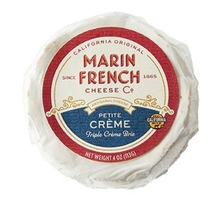 Marin French Crème Brie Petite Wheel