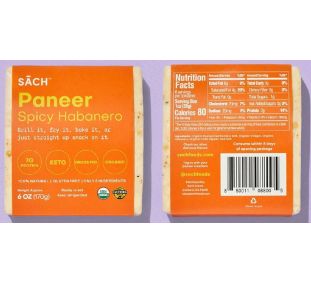 Sach Spicy Habanero Paneer Organic