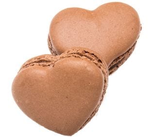 Alon's Vanilla Macaron Heart