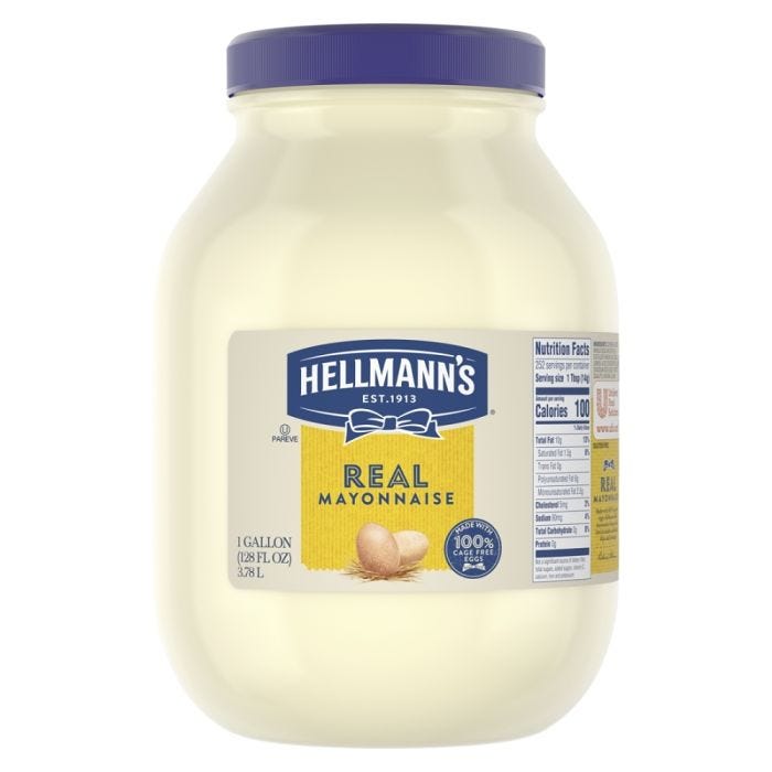 Mayonnaise hot sale