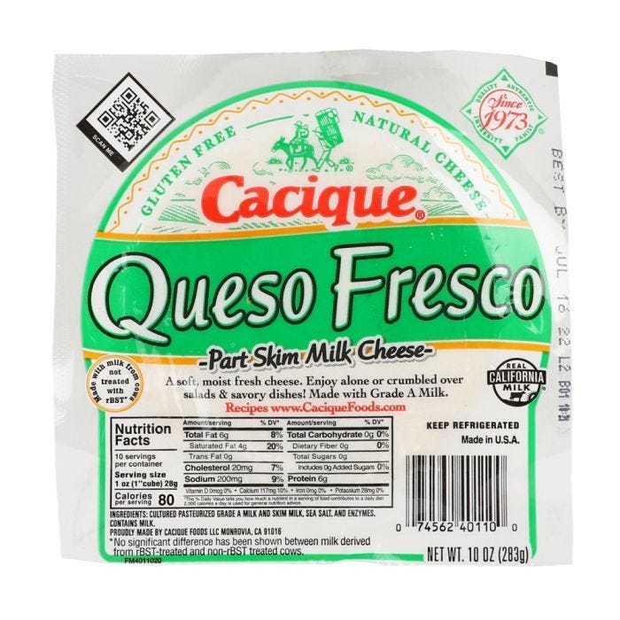 Queso Fresco Cacique