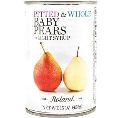Roland Baby Pears in Light Syrup Whole