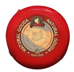 Maple Leaf Jumbo Red Wax Gouda Wheel