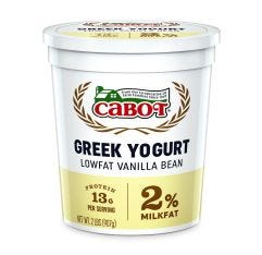 Cabot Vanilla Bean Greek Yogurt Lowfat