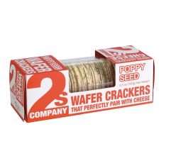 2S Company Poppy Seed Wafer Crackers 