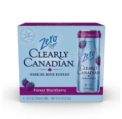 Clearly Canadian Zero Sugar Forest Blackberry Sparkling Water