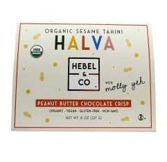 Hebel & Co Peanut Butter & Chocolate Crisp Halva Organic Gluten Free Vegan Kosher