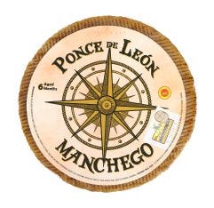 Ponce De Leon Aged 6 Month Manchego Wheel