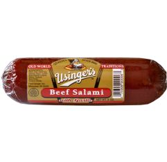 Usinger's Garlic Beef Salami Chub