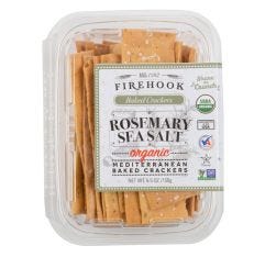 Firehook Organic Rosemary Sea Salt Cracker