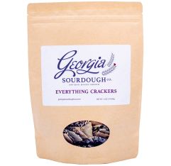 Georgia Sourdough Everything Sourdough Crackers