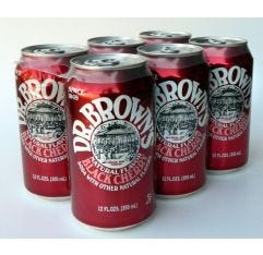 Dr Brown's Black Cherry Soda
