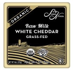 Sierra Nevada Raw Milk White Cheddar Chunk Organic