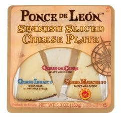 Ponce De Leon Spanish Sliced Cheese Tray