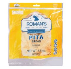 Roman's Bakehouse Original Pita Bread Vegan