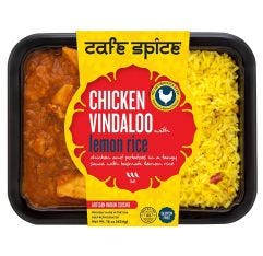 Cafe Spice Chicken Vindaloo With Lemon Rice Gluten Free