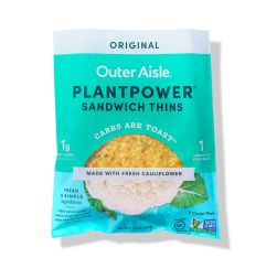 Outer Aisle Original Cauliflower Sandwich Thins Gluten Free