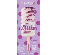 Gelatys Yogurt Blueberry Gelato Pop