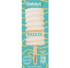 Gelatys Coconut Breeze Gelato Pop