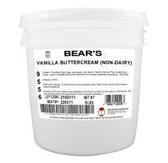 Bear's Vanilla Buttercream Icing Non-Dairy Vegan Kosher