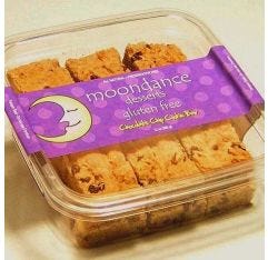 Moondance Desse Chocolate Chip Cookie Bar Gluten Free