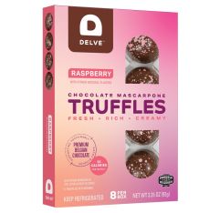 Delve Milk Chocolate & Raspberry Mascarpone Truffle