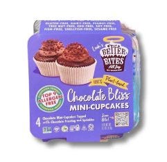 Better Bites Bakery Chocolate Bliss Cupcakes Allergen Free