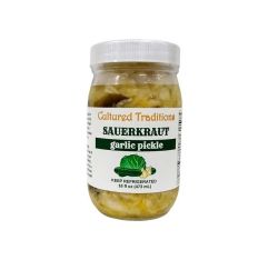 Cultured Traditions Garlic Pickle Sauerkraut