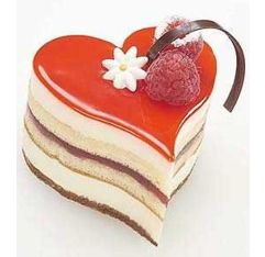 Symphony Pastry Edelweiss Heart Desserts Mini