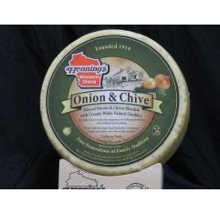 Henning's Onion Chive Cheddar Wheel