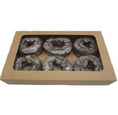 Diana's Bakery Glazed Chocolate Cake Donut Kosher