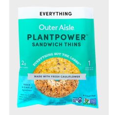 Outer Aisle Cauliflower Everything Sandwhich Thins Gluten Free