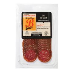Brooklyn Cured Spicy Beef Salami Sliced