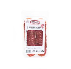 Spotted Trotter Salami du Sud Sliced