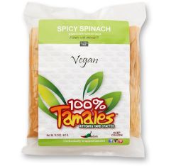 100% Artisan Spicy Spinach Tamales