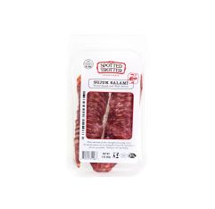 Spotted Trotter Lamb Beef Sujuk Salami Sliced