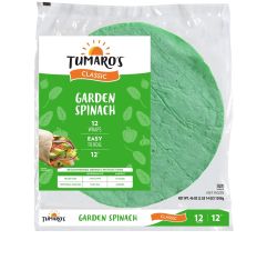 Tumaro's Garden Spinach Wrap 12"