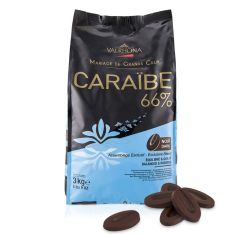 Valrhona Dark Caraibe 66% Chocolate Feves