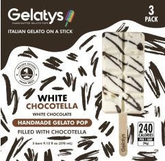 Gelatys White Chocolate 3 Pack Pops