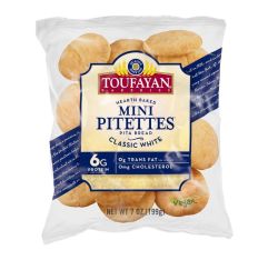 Toufayan White Pitettes Mini Vegan